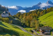 Oberbayerische Alpen - Kirche Maria Gern im Berchtesgadener Land