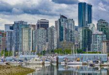 Impressionen aus WESTKANADA - Stanley Park mit Vancouver Skyline