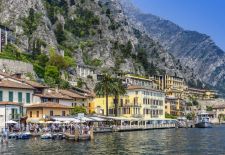 Malerische Orte am Gardasee - Limone sul Garda, Lunch am Porte Veccio