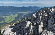 Bayern, Oberbayern - Mittenwald  Karwendelgrube, Westliche Karwendelspitze 05.JPG