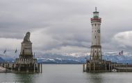 Bayern, Schwaben - Lindau am Bodensee  Hafeneinfahrt.JPG