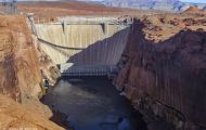 Städte, USA - Arizona  Page - Glen Canyon Dam View Point 03.JPG