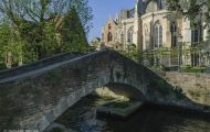 Städte, Belgien - Brügge  Zentrum - Bonifaciusbrug 02.JPG