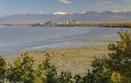Städte, USA - Alaska  Anchorage - Blick vom Earthquake Park 01.JPG