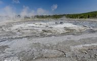 Wyoming, Northwest - Yellowstone National Park Fountain Geyser 01.JPG