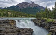 Alberta, Canadian Rockies - Icefields Parkway  Hwy 93, Athabasca Falls 01.JPG