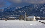 Bayern, Schwangau - Ort / St. Coloman 02