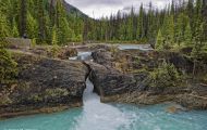 British Columbia, Kootenay Rockies - Yoho National Park  Natural Bridge 02.JPG