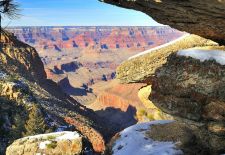 Spectacular view of the canyon