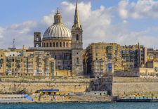 MALTESISCHE IMPRESSIONEN - Blick auf die Skyline von Valetta