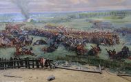 Wallonisch-Brabant, Waterloo - Schlacht von Waterloo  Panorama 02.JPG