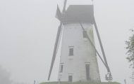 Westflandern, Damme - Kanaal van Brugge  Hoeke Windmill 08.JPG