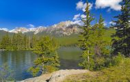 Alberta, Canadian Rockies - Jasper Area  Pyramid Lake 01.JPG