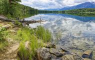 Alberta, Canadian Rockies - Jasper Area  Pyramid Lake 05.JPG