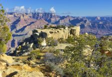Natural viewing platform at Moran Point