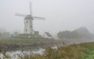 Westflandern, Damme - Kanaal van Brugge  Hoeke Windmill 05.JPG