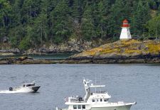 Lighthouse along the passage