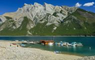 Alberta, Canadian Rockies - Banff Area  Lake Minnewanka Loop Road 01.JPG