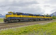 Fahrzeuge, Schienenfahrzeuge - Eisenbahnfahrzeuge  Alaska Railroad 01.JPG