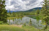 Alberta, Canadian Rockies - Jasper Area  Pyramid Lake 02.JPG