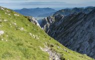 Bayern, Oberbayern - Mittenwald  Karwendelgrube, Westliche Karwendelspitze 06.JPG