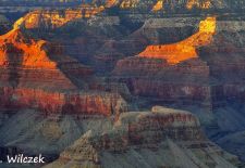 Grand Canyon - Canyon in Flammen-Sonnenuntergang am Mather Point.JPG