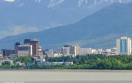 Städte, USA - Alaska  Anchorage - Blick vom Earthquake Park 02.JPG