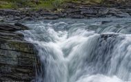 Alberta, Canadian Rockies - Icefields Parkway  Hwy 93, Athabasca Falls 08.JPG