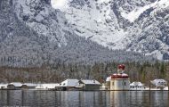 Bayern, Oberbayern - Schönau am Königssee Königssee, Schifffahrt 08.JPG