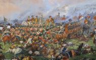 Wallonisch-Brabant, Waterloo - Schlacht von Waterloo  Panorama 09.JPG