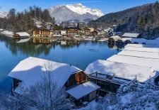 Impressionen aus dem BERCHTESGADENER LAND - Winteridyll an der Seelände
