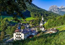 Blick auf den Ort Ramsau