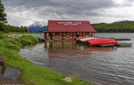 Alberta, Canadian Rockies - Jasper Area  Maligne Lake 02.JPG