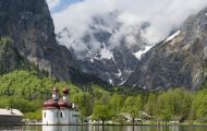 Bayern, Oberbayern - Schoenau am Koenigssee Koenigssee, Schifffahrt 09.JPG