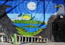 Alaskan Signs and Graffiti - Schilder, Kunst und Kuriositaeten - Graffiti in Downtown Anchorage.JPG