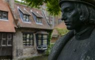 Städte, Belgien - Brügge  Zentrum - Bonifaciusbrug 04.JPG
