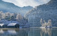 Bayern, Oberbayern - Schönau am Königssee Königssee, Seelände 04.JPG