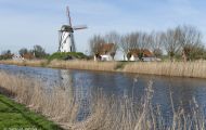 Westflandern, Damme - Kanaal van Brugge  Hoeke Windmill 02.JPG