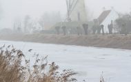 Westflandern, Damme - Kanaal van Brugge  Hoeke Windmill 07.JPG