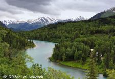 Alaskas Kenai Halbinsel - Cooper Landing mit Kenai River.JPG