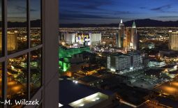 Impressionen aus Las Vegas - Blick auf das nächtliche Las Vegas.JPG