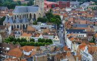 Städte, Belgien - Brügge  Zentrum - Blick vom Belfried 02.JPG