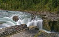 Alberta, Canadian Rockies - Icefields Parkway  Highway 93, Sunwapta Falls 04.JPG