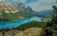 Alberta, Canadian Rockies - Icefields Parkway  Hwy 93, Peyto Lake 01.JPG