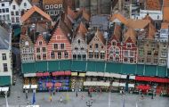 Städte, Belgien - Brügge  Zentrum - Blick vom Belfried 01.JPG
