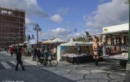 Städte, Belgien - Brügge  Zentrum - t'Zand Wochenmarkt 01.JPG