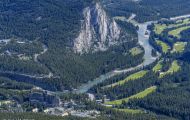 Städte, Kanada - Alberta  Banff - Blick vom Sulphur Mountain 02.JPG