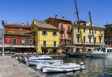 Malerische Orte am Gardasee - Malcesine, Hafen