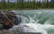 Alberta, Canadian Rockies - Icefields Parkway  Hwy 93, Athabasca Falls 04.JPG