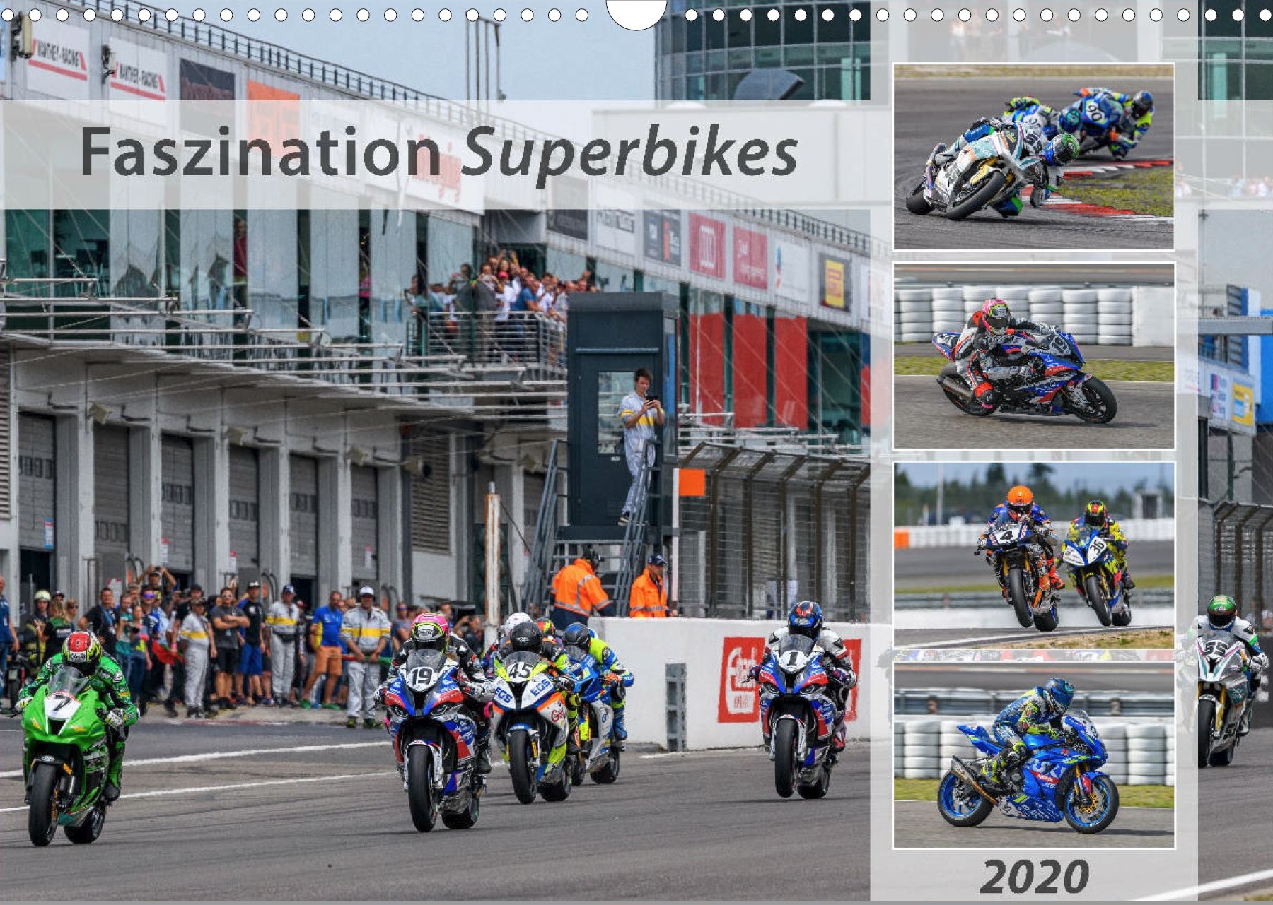 Superbikes am Nürburgring - Titelseite Kalender